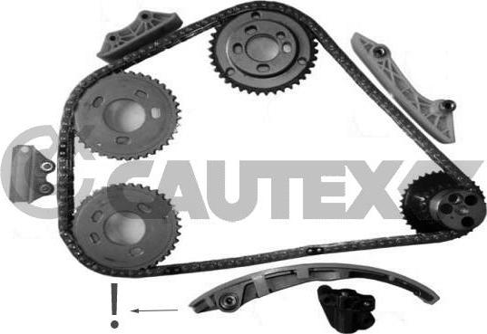 Cautex 752074 - Kit catena distribuzione autozon.pro