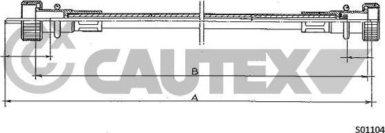 Cautex 765898 - Alberino flessibile tachimetro autozon.pro