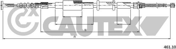 Cautex 760993 - Cavo comando, Freno stazionamento autozon.pro