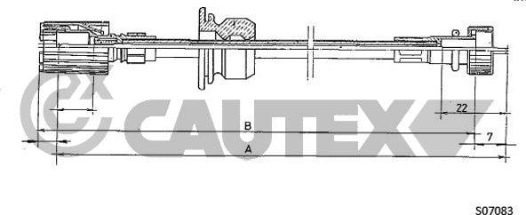 Cautex 760921 - Alberino flessibile tachimetro autozon.pro