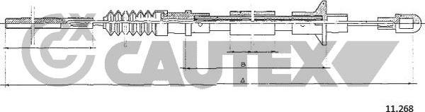 Cautex 761905 - Cavo comando, Comando frizione autozon.pro