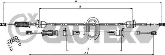 Cautex 761929 - Cavo comando, Cambio manuale autozon.pro