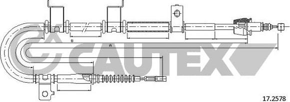 Cautex 761570 - Cavo comando, Freno stazionamento autozon.pro