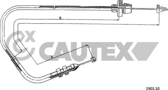 Cautex 761154 - Cavo acceleratore autozon.pro