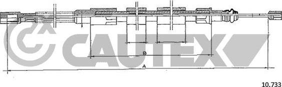 Cautex 763003 - Cavo comando, Freno stazionamento autozon.pro