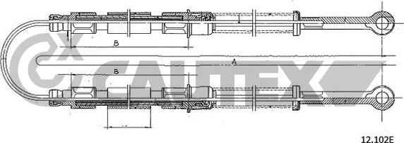 Cautex 762575 - Cavo comando, Freno stazionamento autozon.pro