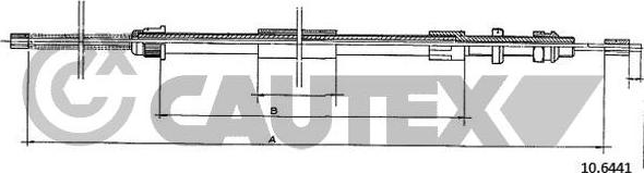 Cautex 762204 - Cavo comando, Freno stazionamento autozon.pro