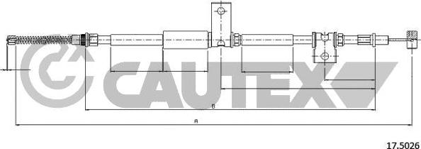 Cautex 708103 - Cavo comando, Freno stazionamento autozon.pro