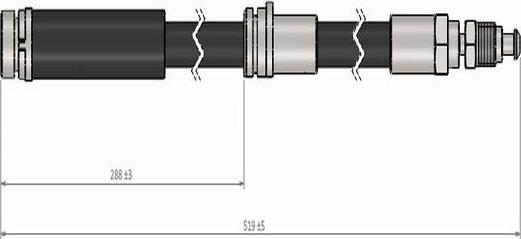 CAVO C900 470A - Flessibile del freno autozon.pro