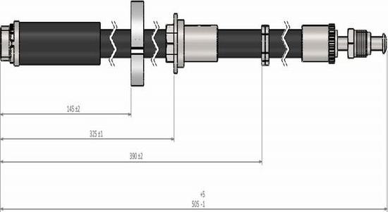 CAVO C900 594A - Flessibile del freno autozon.pro