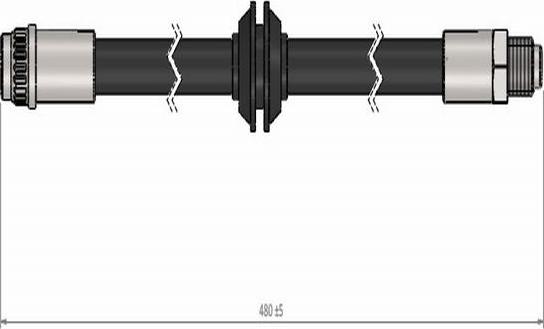 CAVO C900 567A - Flessibile del freno autozon.pro