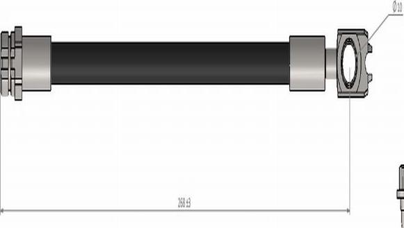 CAVO C900 642A - Flessibile del freno autozon.pro