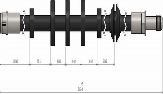 CAVO C900 656A - Flessibile del freno autozon.pro