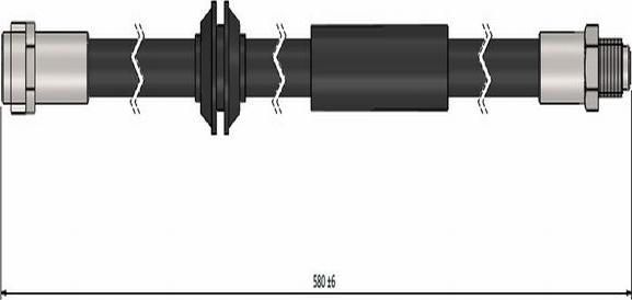 CAVO C900 686A - Flessibile del freno autozon.pro