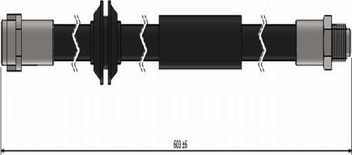 CAVO C900 679A - Flessibile del freno autozon.pro