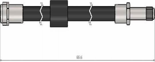 CAVO C900 673A - Flessibile del freno autozon.pro