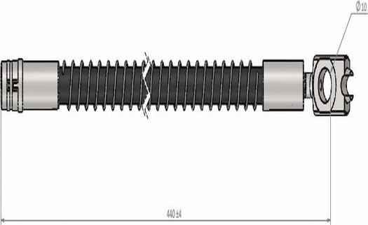 CAVO C900 221A - Flessibile del freno autozon.pro