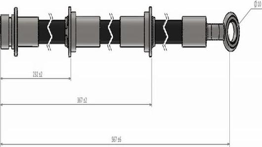 CAVO C900 770A - Flessibile del freno autozon.pro