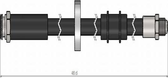 CAVO C800 481A - Flessibile del freno autozon.pro