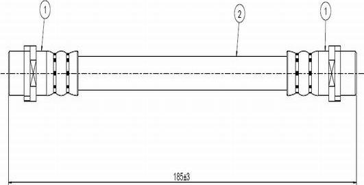 CAVO C800 434A - Flessibile del freno autozon.pro