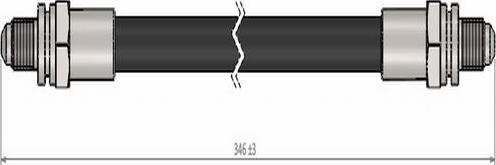 CAVO C800 436A - Flessibile del freno autozon.pro