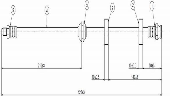 CAVO C800 552A - Flessibile del freno autozon.pro