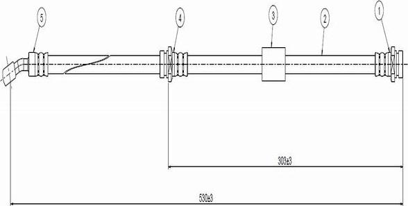 CAVO C800 291A - Flessibile del freno autozon.pro