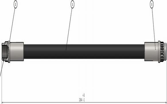 CAVO C800 756A - Flessibile del freno autozon.pro