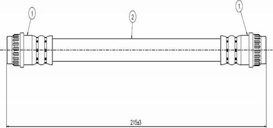 CAVO C800 762A - Flessibile del freno autozon.pro