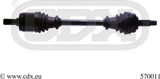 CDX 570011 - Albero motore / Semiasse autozon.pro