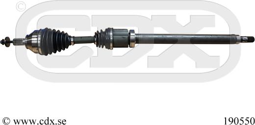 CDX 190550 - Albero motore / Semiasse autozon.pro