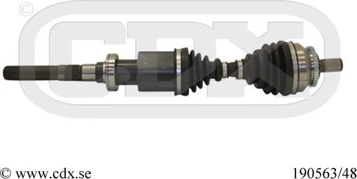 CDX 190563/48 - Albero motore / Semiasse autozon.pro