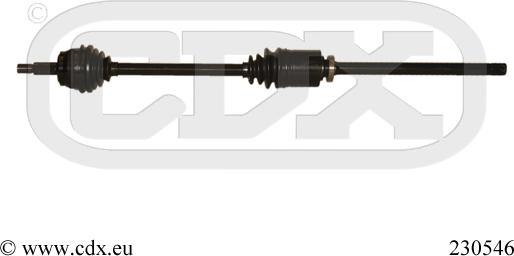 CDX 230546 - Albero motore / Semiasse autozon.pro