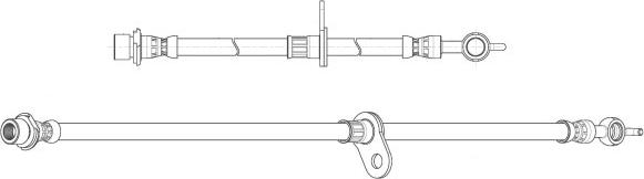 CEF 514756 - Flessibile del freno autozon.pro