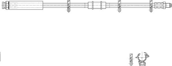 CEF 516995 - Flessibile del freno autozon.pro