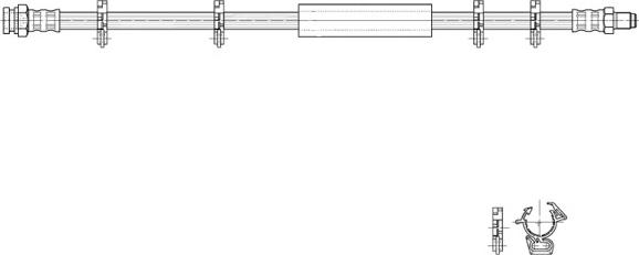 CEF 516965 - Flessibile del freno autozon.pro