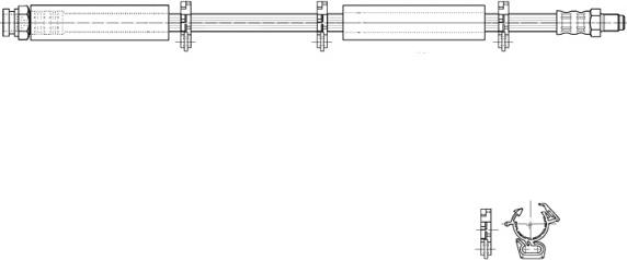 CEF 516960 - Flessibile del freno autozon.pro