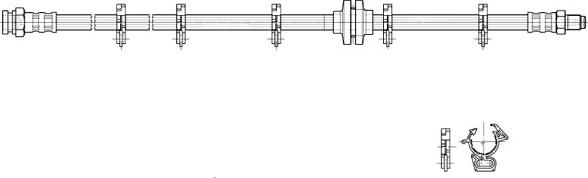 CEF 516938 - Flessibile del freno autozon.pro