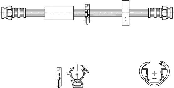 CEF 516877 - Flessibile del freno autozon.pro