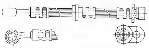 CEF 511954 - Flessibile del freno autozon.pro