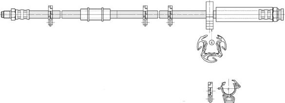 CEF 511407 - Flessibile del freno autozon.pro