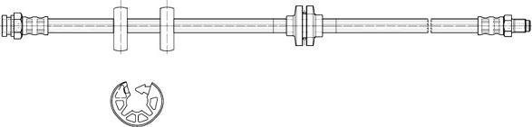 CEF 511591 - Flessibile del freno autozon.pro