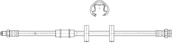 CEF 511394 - Flessibile del freno autozon.pro