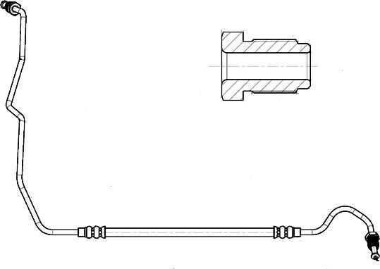 CEF 518318 - Flessibile del freno autozon.pro