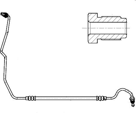 CEF 518317 - Flessibile del freno autozon.pro