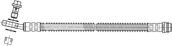 CEF 512444 - Flessibile del freno autozon.pro