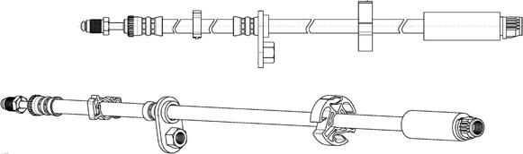 CEF 512807 - Flessibile del freno autozon.pro