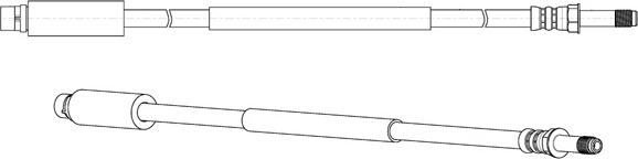 CEF 512821 - Flessibile del freno autozon.pro