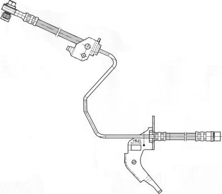 CEF 512281 - Flessibile del freno autozon.pro