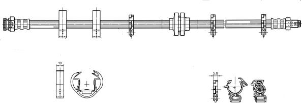 CEF 517067 - Flessibile del freno autozon.pro